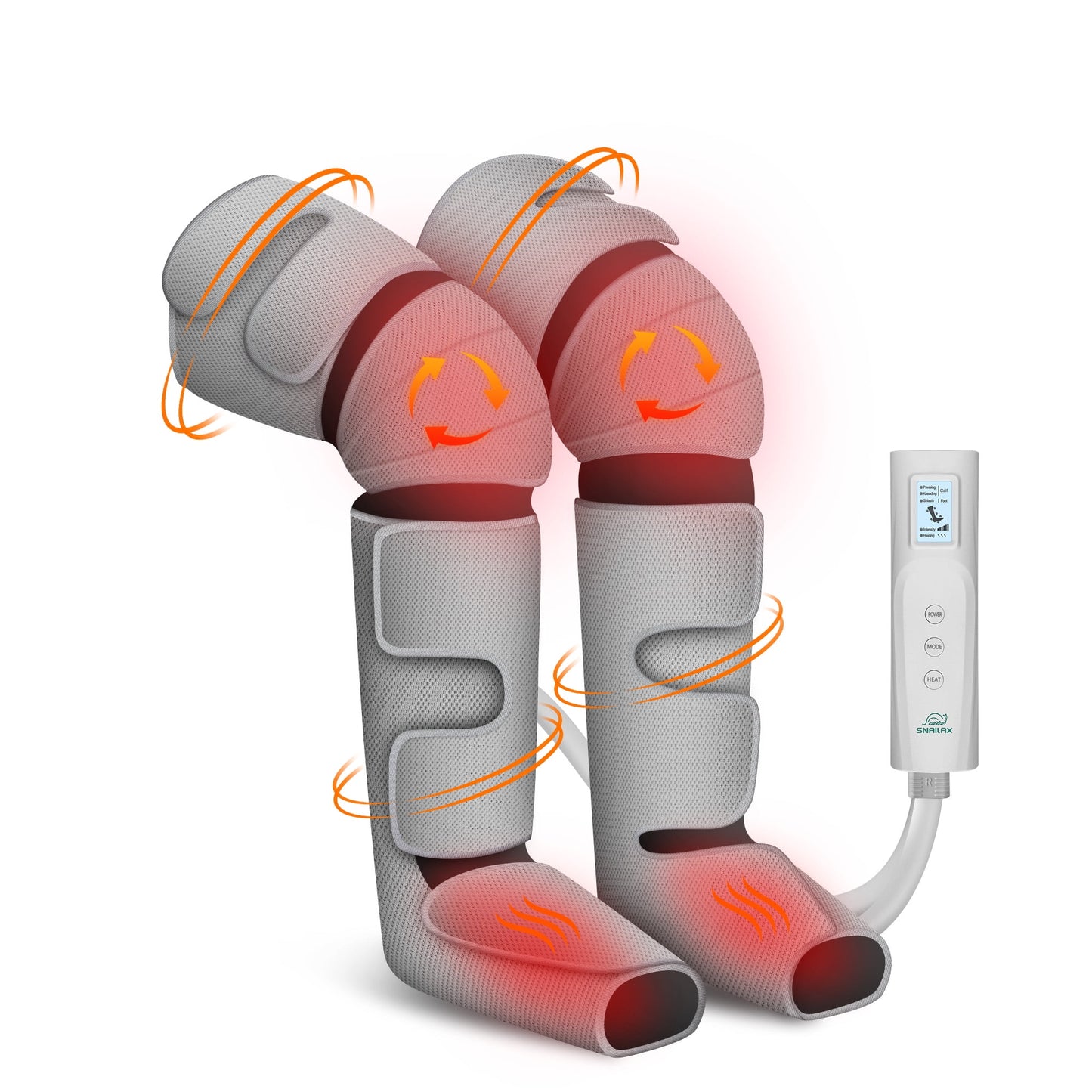 Leg Massager with Heat for Circulation, Air Compression Calf Foot Massager, Gifts