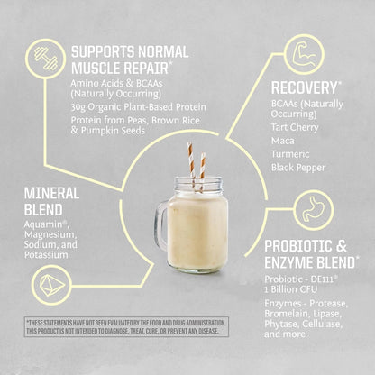 Sport Organic Active Protein Vanilla Vegan Protein Powder 20 Servings