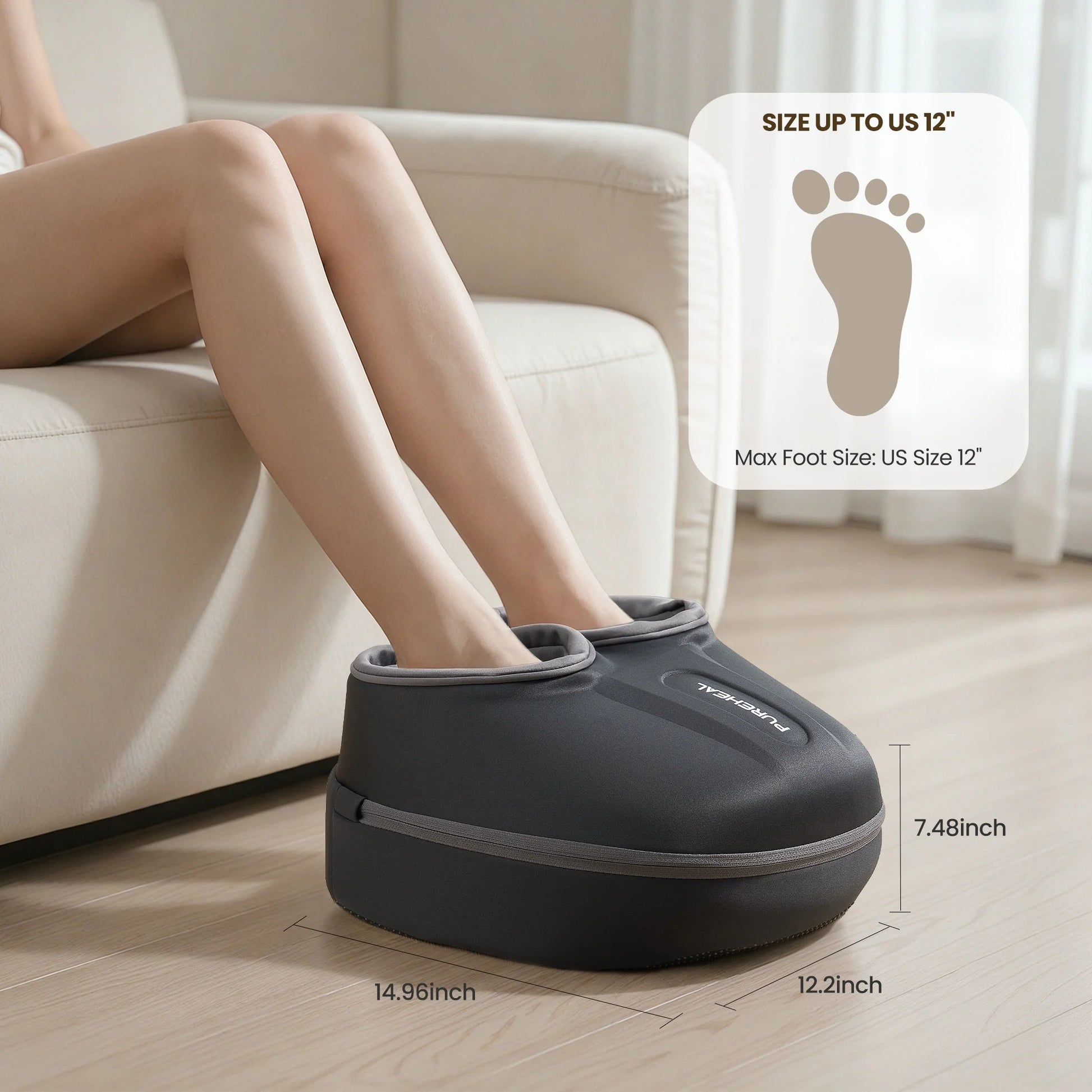 Foot Massager with Heat,Shiatsu Foot Massager Machine for Plantar Fasciitis, FSA HSA Eligible, Mothers Day Gifts for Women Mom